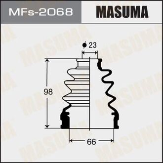 MFs2068 MASUMA Пыльник ШРУСа (силикон)TOYOTA COROLLA (05-13) (MFs2068) MASUMA