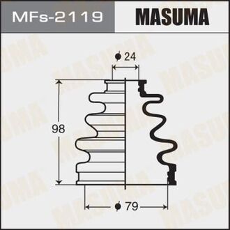 MFs2119 MASUMA Пыльник ШРУСа (MFs2119) MASUMA