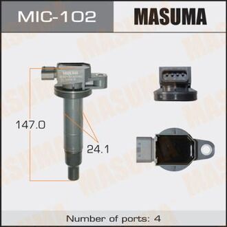 КАТУШКИ ЗАЖИГАНИЯ 1NZFE, 1SZFE, 2NZFE, 1KRFE, 1NZFNE, 2SZFE, 1NZFXE MASUMA MIC-102