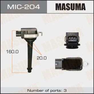 MIC204 MASUMA Катушка зажигания Nissan Micra, Qashqai, Note 1.6, X-Trail 2.0 (-14)