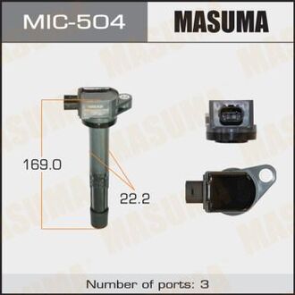 MIC-504 MASUMA КАТУШКИ Зажигания J35Z2, K24Z2, K24Z3, R20A3, N22B1, N22B2, K24Z1, K24Z4, N22A2, R20A1, R20A2, D17A2, K20A9, N22A1, R1