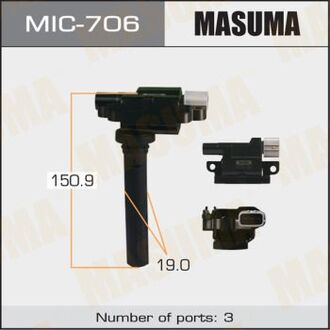 КАТУШКИ ЗАЖИГАНИЯ M13A, M15A, M16A MASUMA MIC-706