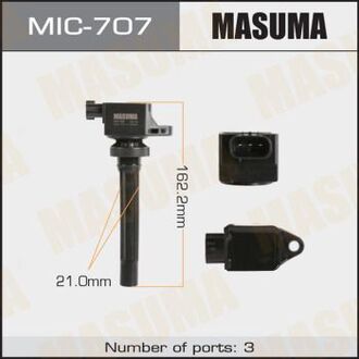 MIC707 MASUMA Катушка зажигания (MIC707) MASUMA
