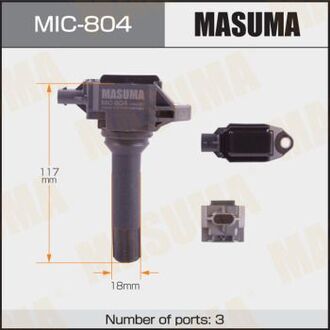 MIC804 MASUMA Катушка зажигания Subaru Forester, Legacy 2.0, 2.5 (12-)