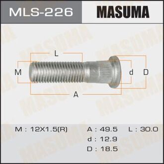 MLS226 MASUMA Шпилька колеса (MLS226) MASUMA