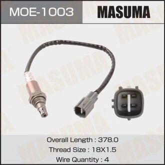 MOE1003 MASUMA Датчик кислорода (лямбда-зонд) Lexus RX350 (08-11) / Toyota Avensis (03-08), Camry (01-07), Highlander (03-10), RAV 4 (08-15) (MOE1003) MASUMA
