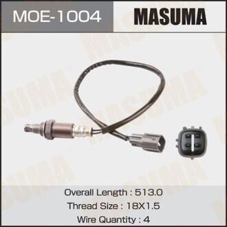 MOE1004 MASUMA Датчик кислорода (лямбда-зонд) Toyota Camry (03-07), Highlander (07-10), RAV 4 (03-12) (MOE1004) MASUMA