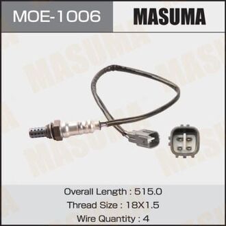 MOE1006 MASUMA Датчик кислорода (лямбда-зонд) Toyota Highlander (00-07) (MOE1006) MASUMA