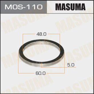 MOS-110 MASUMA ПРОКЛАДКИ Глушителя Упл. кольцо под выхл. коллект 48х60 