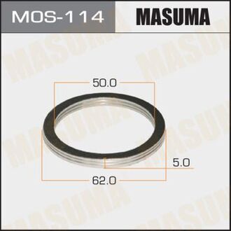 MOS114 MASUMA Кольцо глушителя графитовое (MOS114) MASUMA