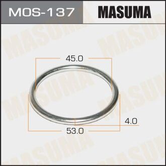 MOS-137 MASUMA ПРОКЛАДКИ Кольцо глушителя металлическое 45.3 x 54.5