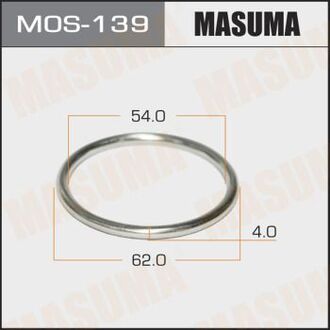 MOS-139 MASUMA Кольцо глушителя MASUMA металлическое 54.5х62.8