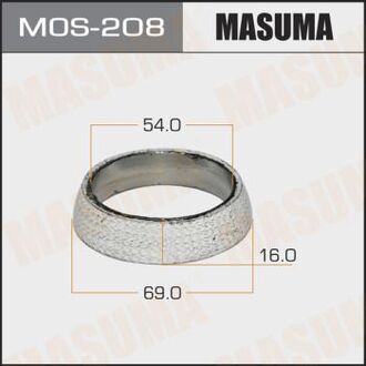 MOS208 MASUMA Кольцо глушителя (MOS208) MASUMA