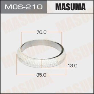 MOS210 MASUMA Кольцо глушителя графитовое Nissan (70x85x13