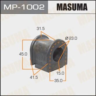 MP1002 MASUMA MP1002 Втулка стабилизатора MASUMA , front , AVENSIS, AZT25# MASUMA