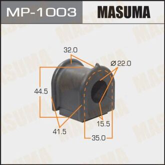 MP1003 MASUMA MP1003 Втулка стабилизатора MASUMA , front, AVENSIS, AZT25# MASUMA