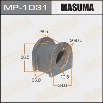 MP-1031 MASUMA РЕЗ. СТАБИЛИЗАТОРА Lancer X Втулки заднего стабилизатора