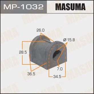 MP1032 MASUMA РЕЗ. СТАБИЛИЗАТОРА RR CU2W CU5W d=16mm (4wd)