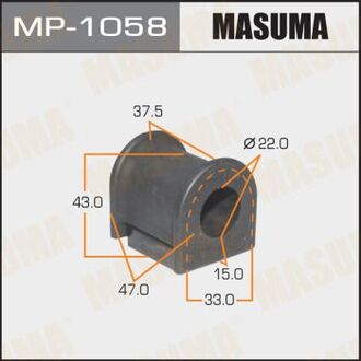 MP-1058 MASUMA РЕЗ. СТАБИЛИЗАТОРА RR EE100 lifbek AE90 (4AGE)