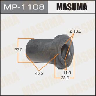 MP1108 MASUMA MP1108 Втулка рессорная MASUMA , rear, L200, KA4T, KB4T LOWER MASUMA