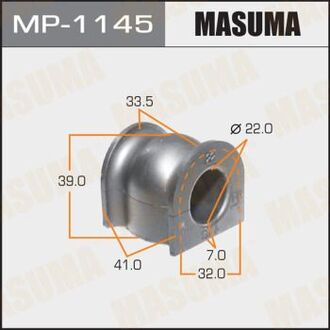 MP1145 MASUMA Втулка стабилизатора переднего Honda City (06-08), Jazz (04-08) (Кратно 2 шт) (MP1145) Masuma