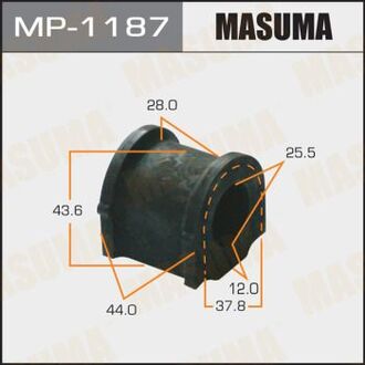MP1187 MASUMA Втулка стойки стабилизатора передн COLT Z31A, Z34AMITSUBISHI COLT 2004-2012 (MP1