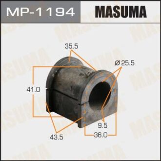 MP-1194 MASUMA РЕЗ. СТАБИЛИЗАТОРА Втулка переднего стабилизатора suzuki grand vitara 05- d= 25mm