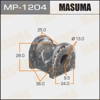 MP-1204 MASUMA РЕЗ. СТАБИЛИЗАТОРА Втулка стабилизатора задняя honda cr-v rd1 rd2 1997-2001 (12,2мм)