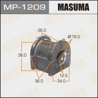 MP-1209 MASUMA РЕЗ. СТАБИЛИЗАТОРА Втулка стабилизатора Masuma MP-1209 rear Outlander, ASX GF6W, GA6W [уп.2], задняя D-15,5