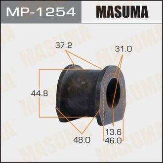 MP-1254 MASUMA РЕЗ. СТАБИЛИЗАТОРА Втулка стабилизатора Masuma MP-1254 front Pajero Sport, L200 15- [уп.2], передняя D-31