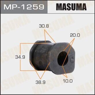 MP-1259 MASUMA РЕЗ. СТАБИЛИЗАТОРА Втулка стабилизатора передн наружн, d20 Mitsubishi Pajero Sport, L200 3.0, 2.5TD 00