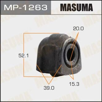 MP-1263 MASUMA РЕЗ. СТАБИЛИЗАТОРА Втулка стабилизатора Masuma front Outback B15 [уп2] , передняя D-20
