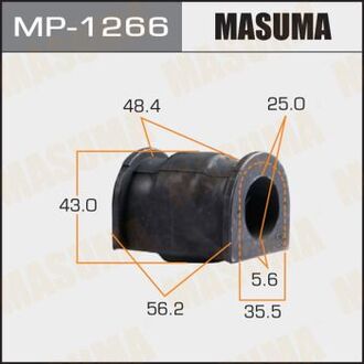 MP1266 MASUMA Втулка стабилизатора переднего Suzuki SX4 (13-), Vitara (15-) (Кратно 2 шт) (MP1266) Masuma