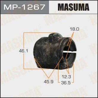 MP-1267 MASUMA РЕЗ. СТАБИЛИЗАТОРА Втулка стабилизатора , mazda 2 1.25-1.6 03 D-18