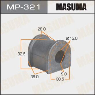 MP321 MASUMA MP321 Втулка стабилизатора MASUMA , rear, Corolla AE104, AT175, SV21 . GT MASUMA