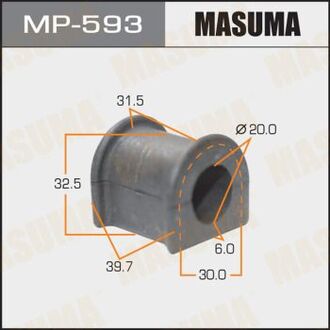 MP593 MASUMA MP593 Втулка стабилизатора MASUMA , front, rear, Corona #T19#,21# , Dyna LY228, 270 MASUMA