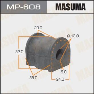 MP608 MASUMA MP608 Втулка стабилизатора MASUMA , rear, Accord, CF6, CF7 MASUMA