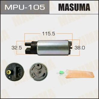 MPU105 MASUMA ТОПЛИВНЫЕ НАСОСЫ Бензонасос (топливный насос) , с фильтром сеткой SXA11W. 3SFE. 4WD
