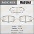 Колодка тормозная (MS0123) MASUMA