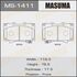 Колодка тормозная (MS1411) MASUMA
