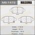 Колодка тормозная передняя Toyota Corolla (00-06), Prius (00-11), Yaris (01-05) (MS1472) MASUMA