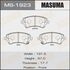 Колодки тормозные передн TOYOTA YARIS, TOYOTA COROLLA (06-14) (MS1923) MASUMA