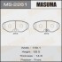 Колодки тормозные передн FIAT DUCATO (06-16), NISSAN MAXIMA (MS2261) MASUMA MS2261