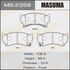 Колодка тормозная (MS2356) MASUMA