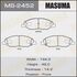 Колодка тормозная передняя Nissan Note (05-12), Tida (04-12) (MS2452) MASUMA