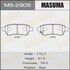 Колодка тормозная задняя Nissan Pathfinder (05-14) (MS2906) MASUMA