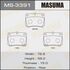 Колодка тормозная задняя Mitsubishi Pajero Sport (09-) (MS3391) MASUMA
