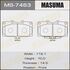 Колодка тормозная (MS7463) MASUMA