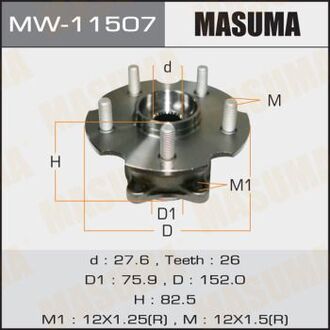 MW11507 MASUMA Ступичный узел MASUMA rear RAV4/ ASA33L