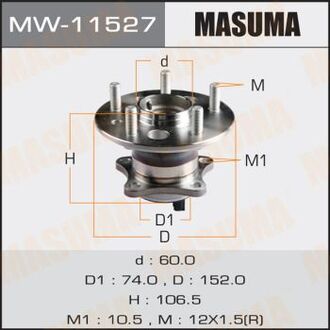 MW11527 MASUMA Ступица колеса (MW11527) MASUMA